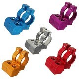 10Mm Motorcycle Mirror Mount Holder Adaptor Aluminum Clamp 22Mm 7-8 Inch Handlebar